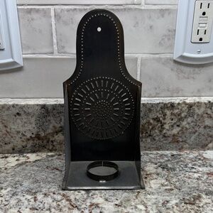 Decorative Black Metal Wall Sconce